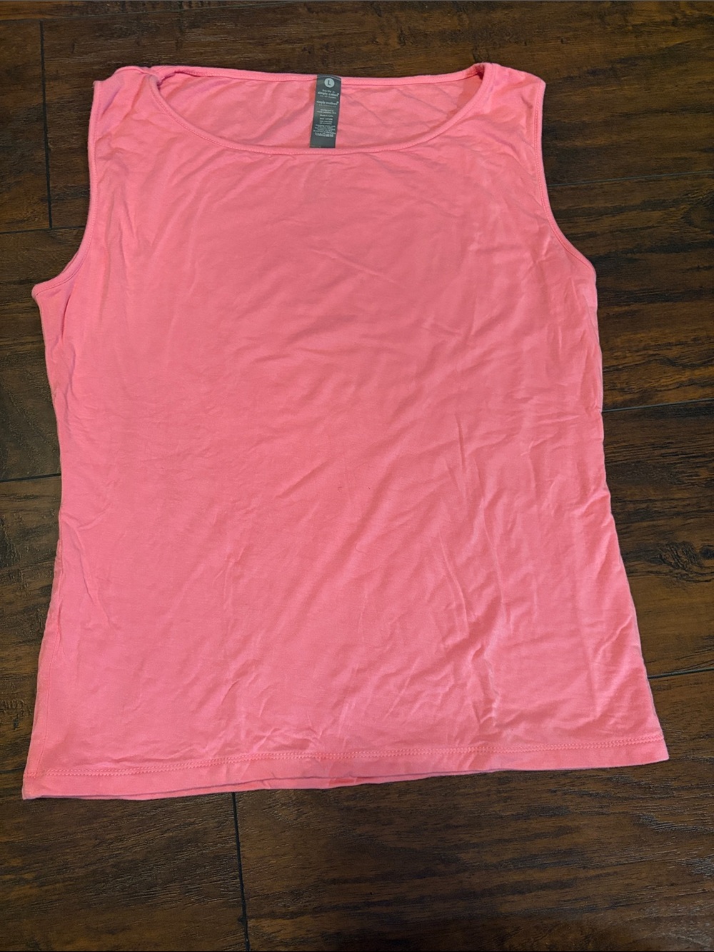 Simply Southern ladies size large Women's Sleeveless Scoop Neck Tank Top - Pink